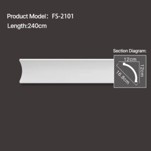 FS-2101 - Plain Chair Rail Moulding - msjdecor