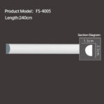 FS-4005 - Plain Flat Moulding Series - msjdecor