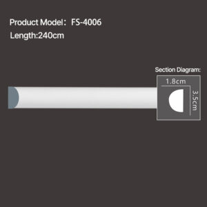 FS-4006 - Plain Flat Moulding Series - msjdecor