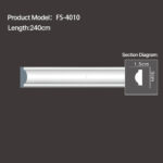 FS-4010 - Plain Flat Moulding Series - msjdecor