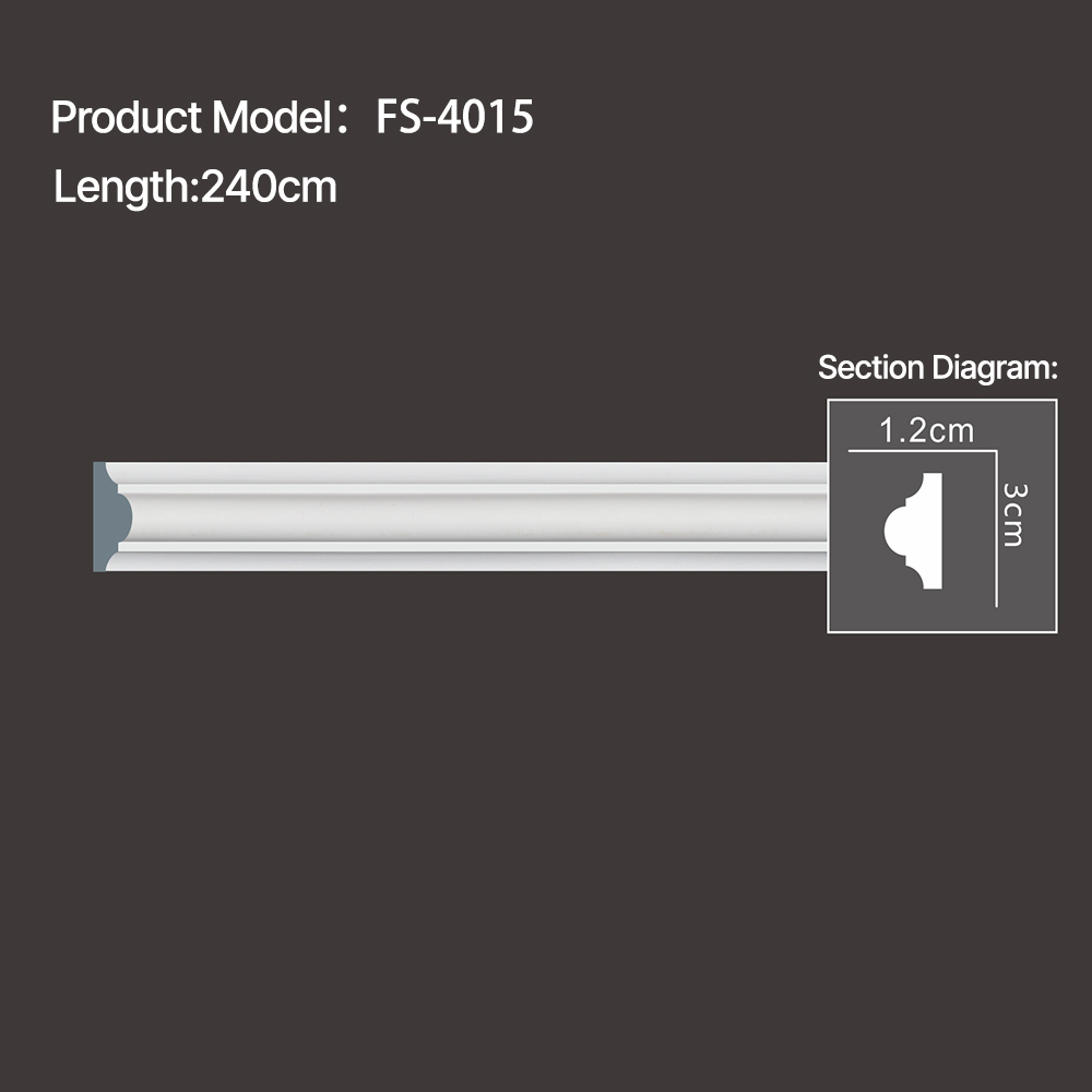 FS-4015 - Plain Flat Moulding Series - msjdecor