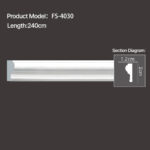 FS-4030 - Plain Flat Moulding Series - msjdecor