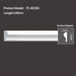 FS-4030A - Plain Flat Moulding Series - msjdecor
