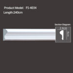FS-4034 - Plain Flat Moulding Series - msjdecor
