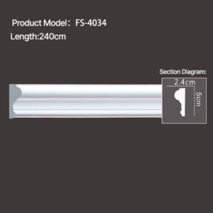 FS-4034 - Plain Flat Moulding Series - msjdecor