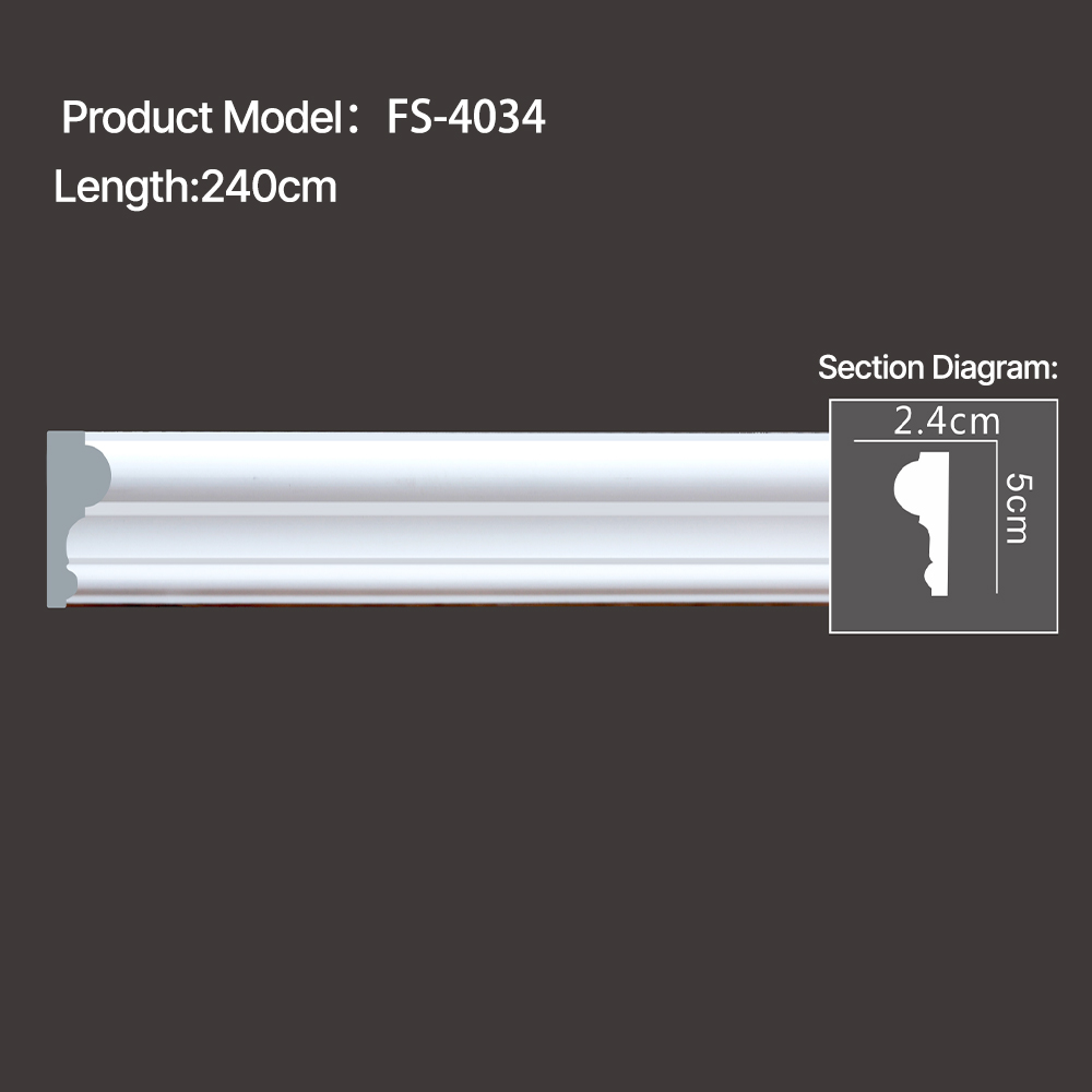 FS-4034 - Plain Flat Moulding Series - msjdecor
