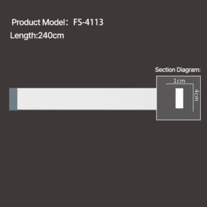 FS-4113 - Plain Flat Moulding Series - msjdecor