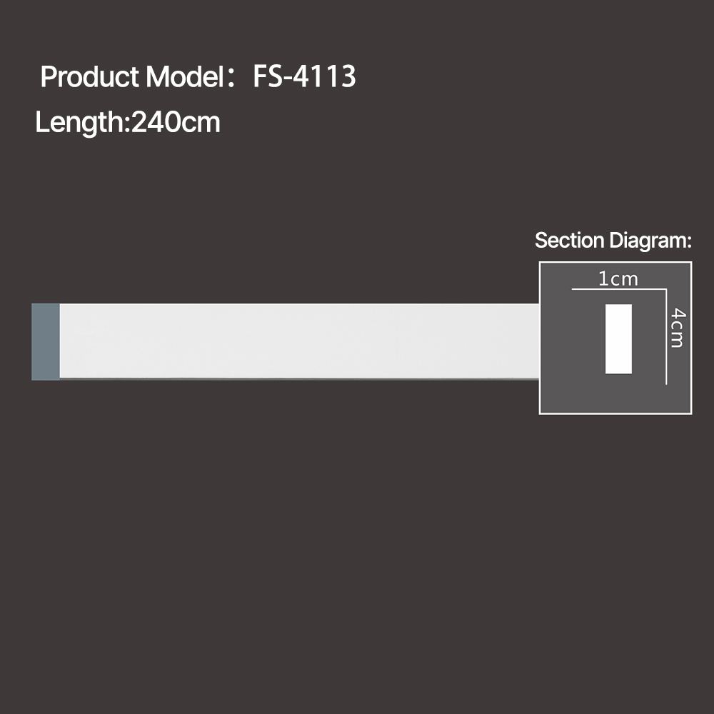FS-4113 - Plain Flat Moulding Series - msjdecor
