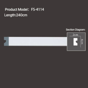 FS-4114 - Plain Flat Moulding Series - msjdecor