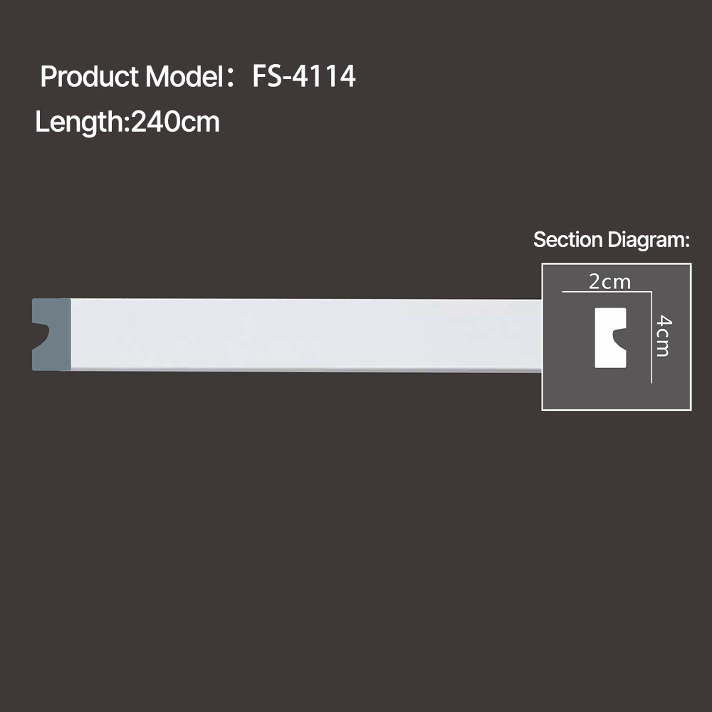 FS-4114 - Plain Flat Moulding Series - msjdecor