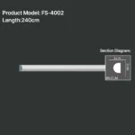 FS-4135 PU Plain Chair Rail Moulding