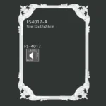 FS-4017 PU one-piece corner ornament for wall frame decoration