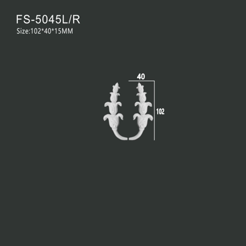 FS-5045L R PU decorative ornament for wall and ceiling decoration