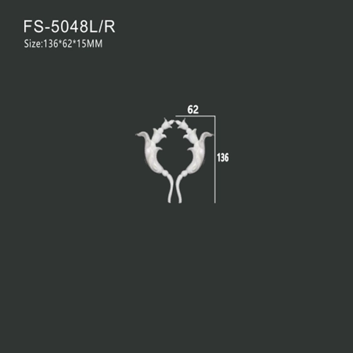 FS-5048L R PU decorative ornament for wall and ceiling decoration