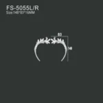 FS-5055L R PU decorative ornament for wall and ceiling decoration