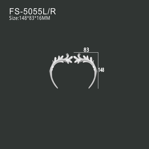 FS-5055L R PU decorative ornament for wall and ceiling decoration