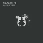FS-5056L R PU decorative ornament for wall and ceiling decoration
