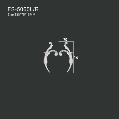 FS-5060L R PU decorative ornament for wall and ceiling decoration