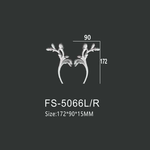 FS-5066L R PU decorative ornament for wall and ceiling decoration