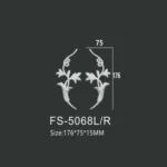 FS-5068L R PU decorative ornament for wall and ceiling decoration