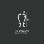 FS-5082L R PU decorative ornament for wall and ceiling decoration