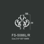 FS-5086L R PU decorative ornament for wall and ceiling decoration