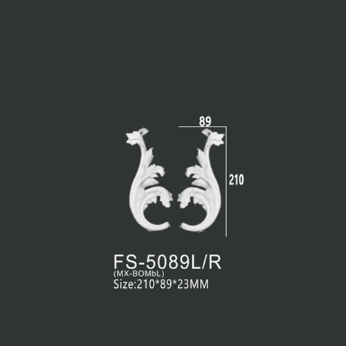 FS-5089L R PU decorative ornament for wall and ceiling decoration
