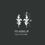FS-5090L R PU decorative ornament for wall and ceiling decoration