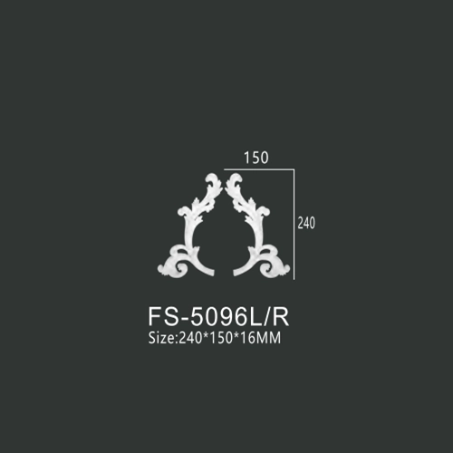 FS-5096L R PU decorative ornament for wall and ceiling decoration