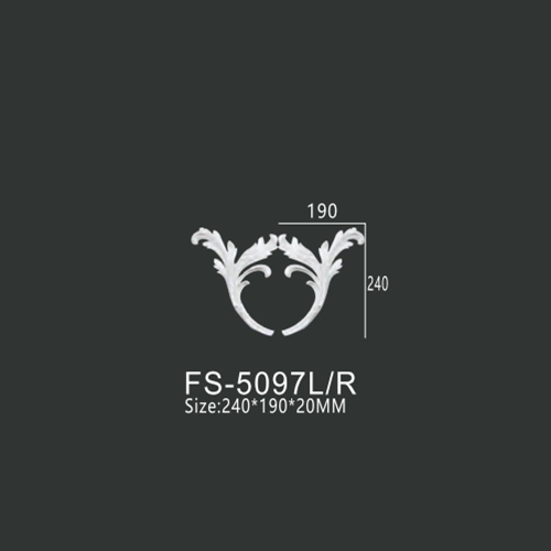 FS-5097L R PU decorative ornament for wall and ceiling decoration