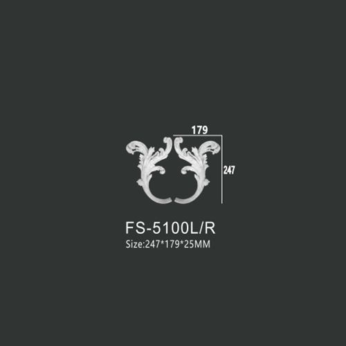 FS-5100L R PU decorative ornament for wall and ceiling decoration