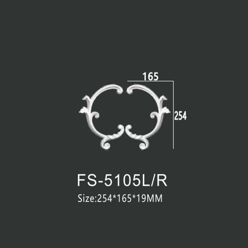 FS-5105L R PU decorative ornament for wall and ceiling decoration