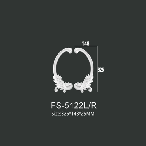 FS-5122L R PU decorative ornament for wall and ceiling decoration