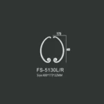 FS-5130L R PU decorative ornament for wall and ceiling decoration
