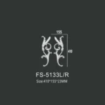 FS-5133L R PU decorative ornament for wall and ceiling decoration