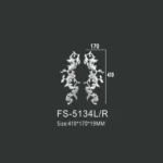 FS-5134L R PU decorative ornament for wall and ceiling decoration
