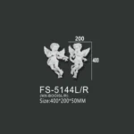FS-5144L R PU decorative ornament for wall and ceiling decoration