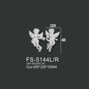 FS-5144L R PU decorative ornament for wall and ceiling decoration