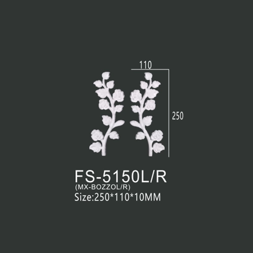 FS-5150L R PU decorative ornament for wall and ceiling decoration