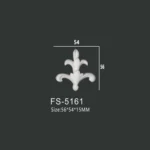 FS-5161 PU decorative ornament for wall and ceiling decoration