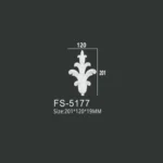 FS-5177 PU decorative ornament for wall and ceiling decoration