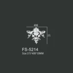 FS-5214 PU decorative ornament for wall and ceiling decoration