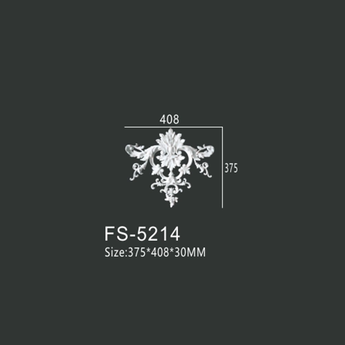 FS-5214 PU decorative ornament for wall and ceiling decoration
