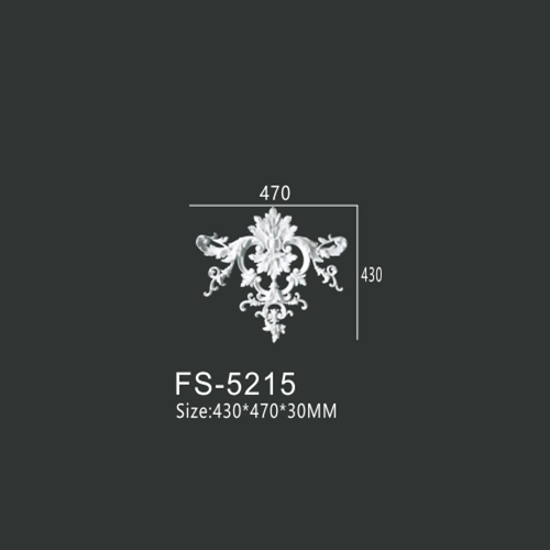 FS-5215 PU decorative ornament for wall and ceiling decoration