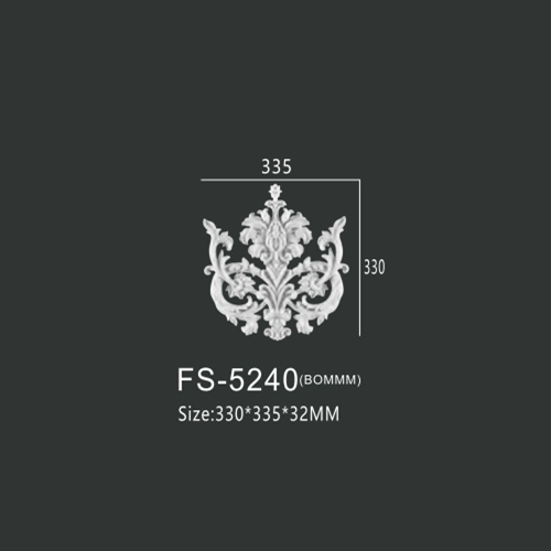 FS-5240 PU decorative ornament for wall and ceiling decoration