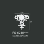 FS-5245 PU decorative ornament for wall and ceiling decoration