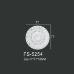 FS-5254 PU decorative ornament for wall and ceiling decoration