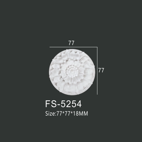 FS-5254 PU decorative ornament for wall and ceiling decoration