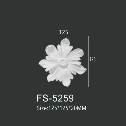 FS-5259 PU decorative ornament for wall and ceiling decoration