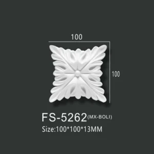FS-5262 PU decorative ornament for wall and ceiling decoration